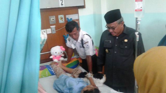 Responsif, Akhirnya Walikota Depok Jenguk Andini Anak Penderita Kanker