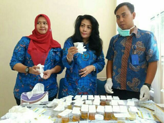 BNNK Kota Depok Tes Urine Anggota