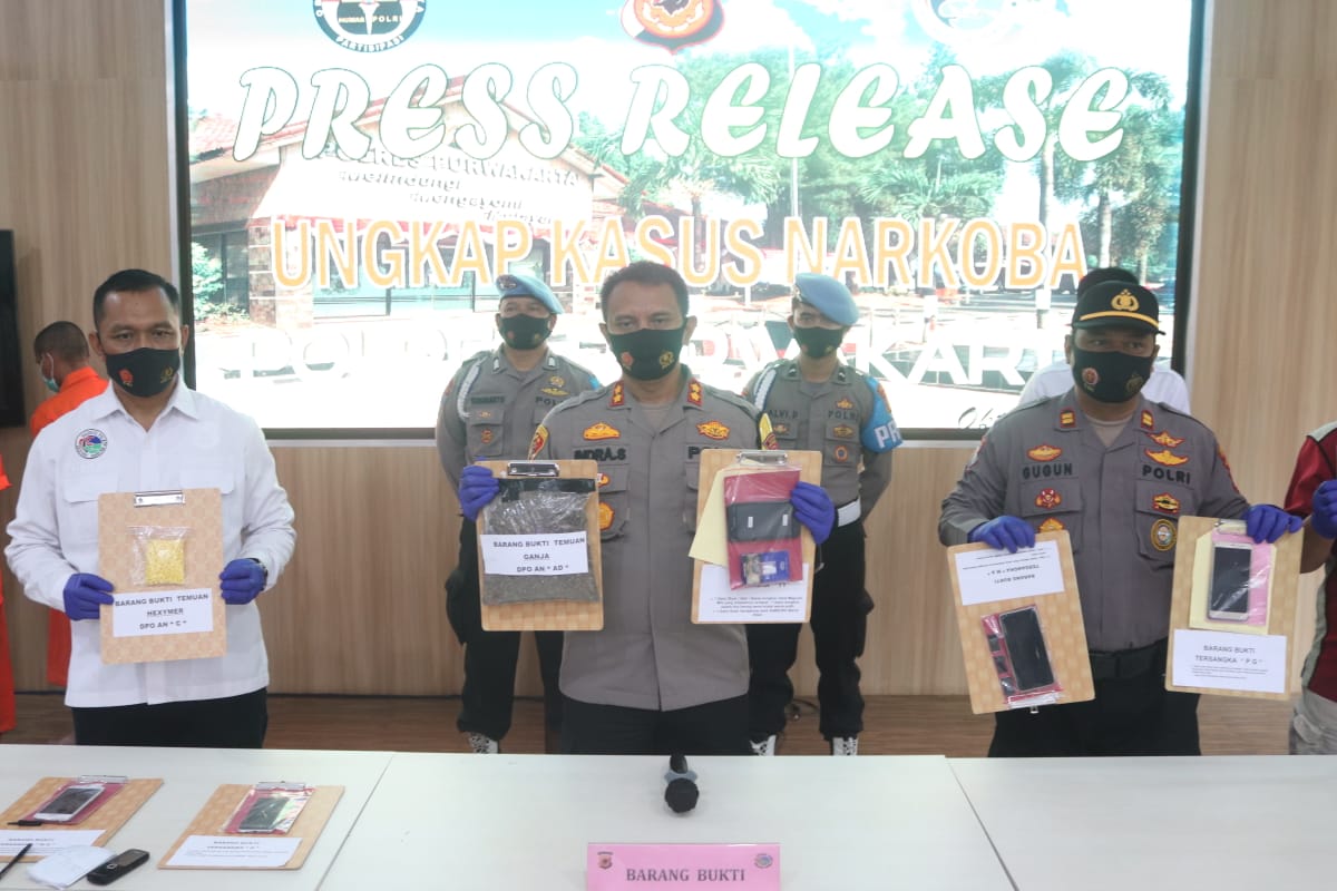 Polres Purwakarta Ungkap 7 Kasus Narkotika pada September 2020