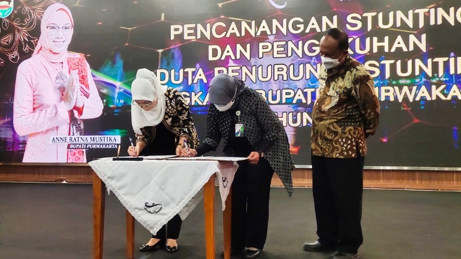 Pemkab-BPJamsostek Purwakarta Teken MoU