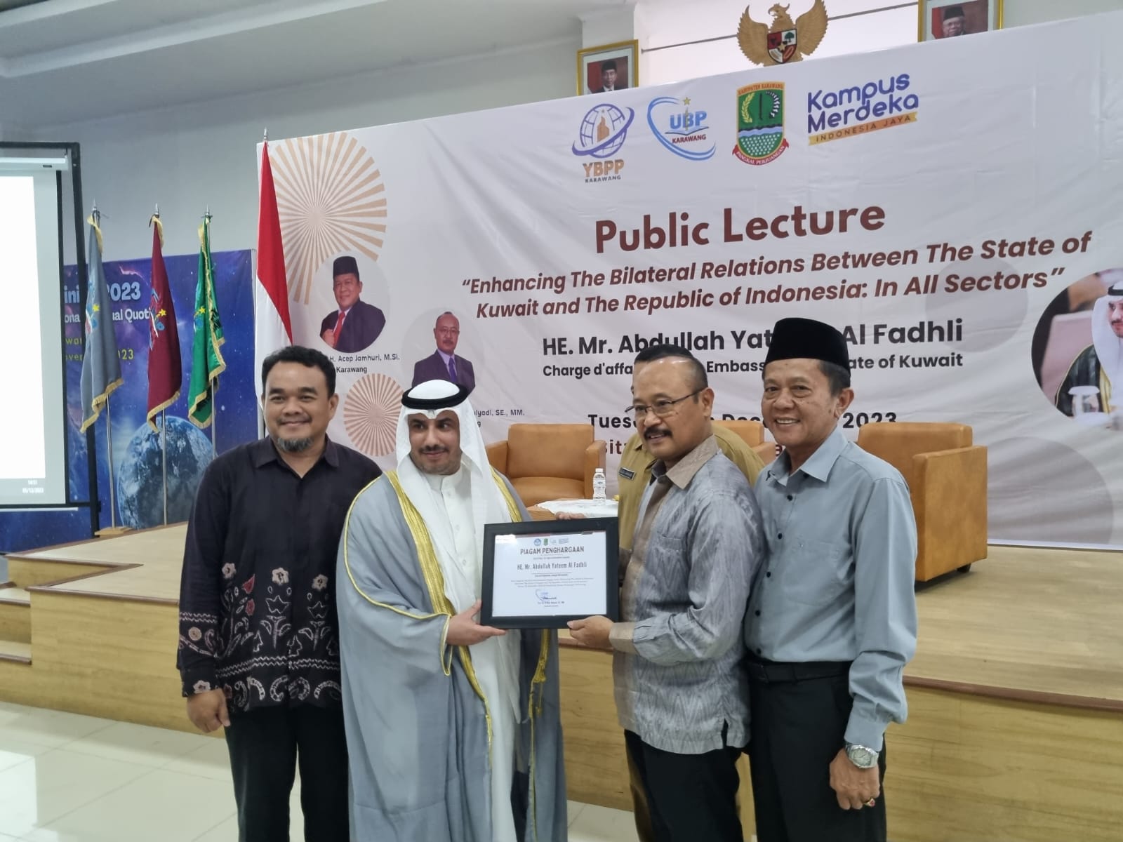 Kunjungi UBP Karawang, Duta Besar Kuwait Jajaki Potensi Kerjasama Pendidikan