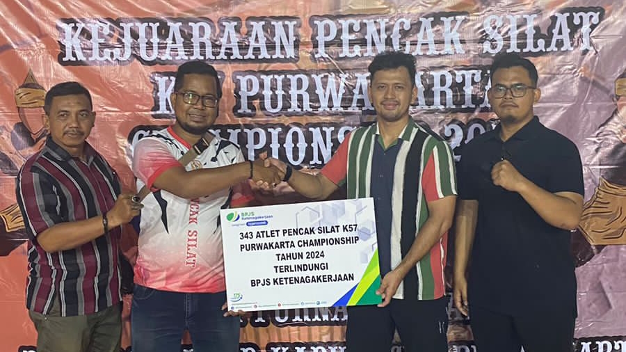 343 Atlet Kejuaraan Pencak Silat K57 Purwakarta Championship 2024 Terlindungi Program BPJS Ketenagakerjaan